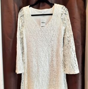 Ivory lace dress